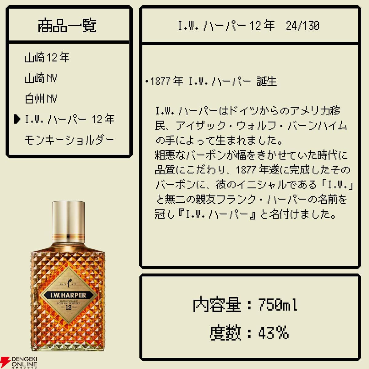 山崎12年が4,980円で当たるかも!? 山崎NV、白州NV、I.W.ハーパー