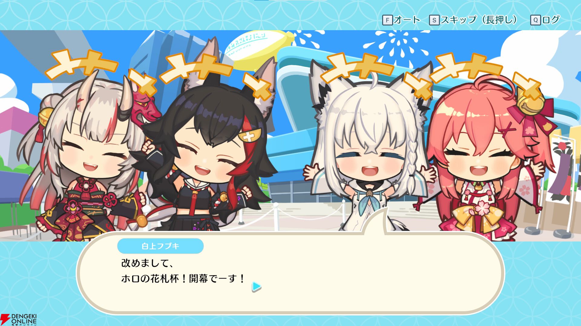 【ホロライブ】ホロライブの花札ゲームが登場。「やﾟりﾟたﾟいﾟﾟﾟ」。白上フブキさん、尾丸ポルカさんら花札好きが早速反応！