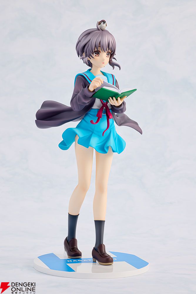 涼宮ハルヒ』シリーズから長門有希のフィギュアが登場。いとうのいぢ