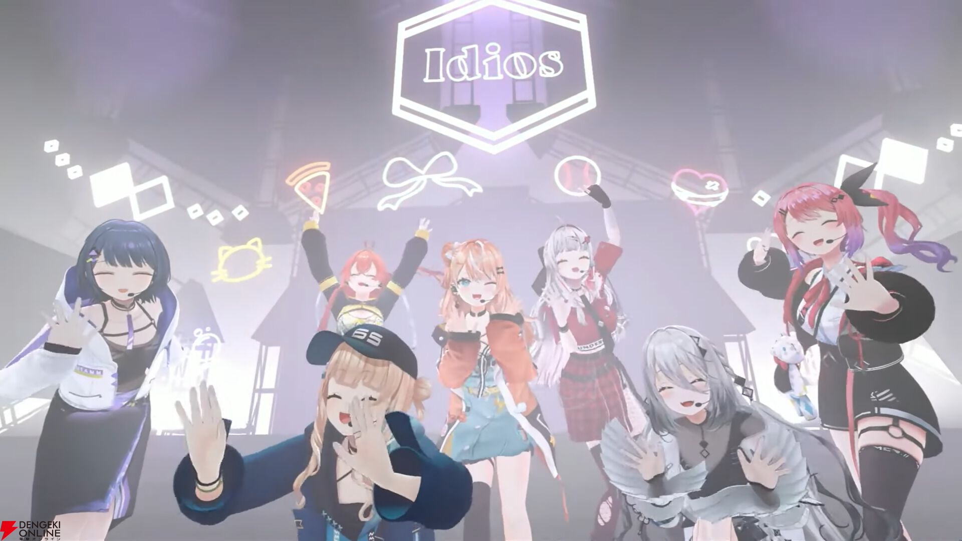 にじさんじ】七人七色の輝き。“Idios 2nd Anniversary 3DLive”が