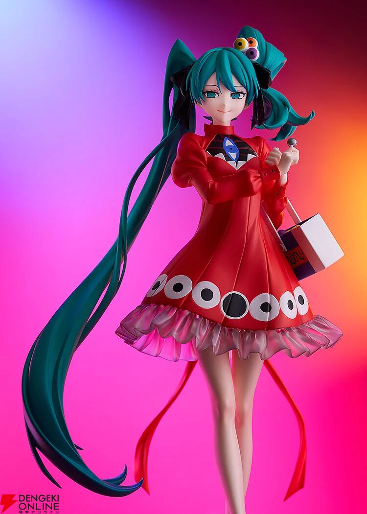 初音ミク》が人気曲「プシ」バージョンでフィギュアに。印象的な表情や