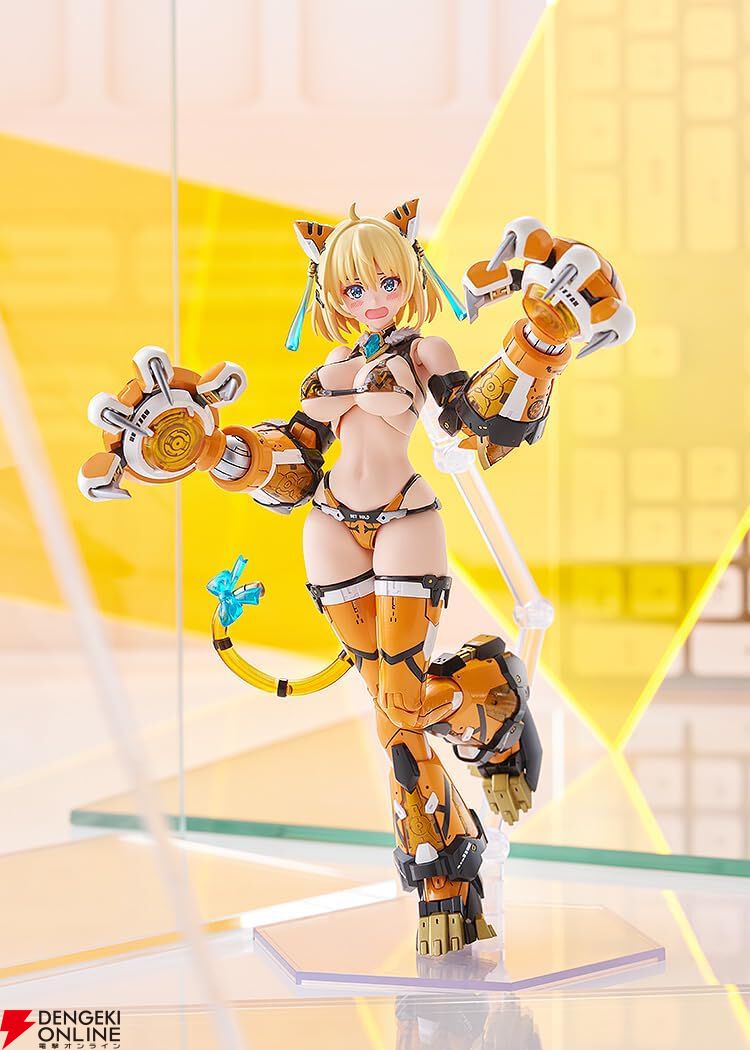 虎アーマーVer.のソフィア・F・シャーリングが《PLAMAX》よりプラモデル化。高峰ナダレ氏が展開する『バニースーツ プランニング』の人気キャラ -  電撃オンライン