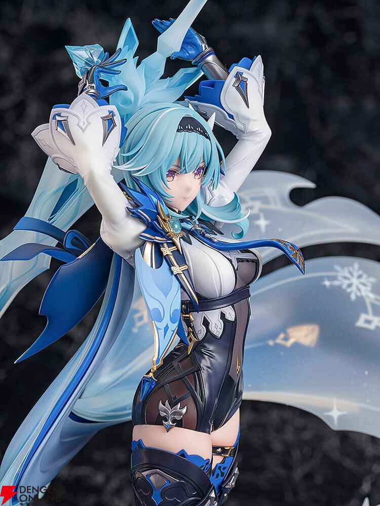 原神』エウルアが立ち絵イラストをもとにフィギュア化。凛々しい表情や