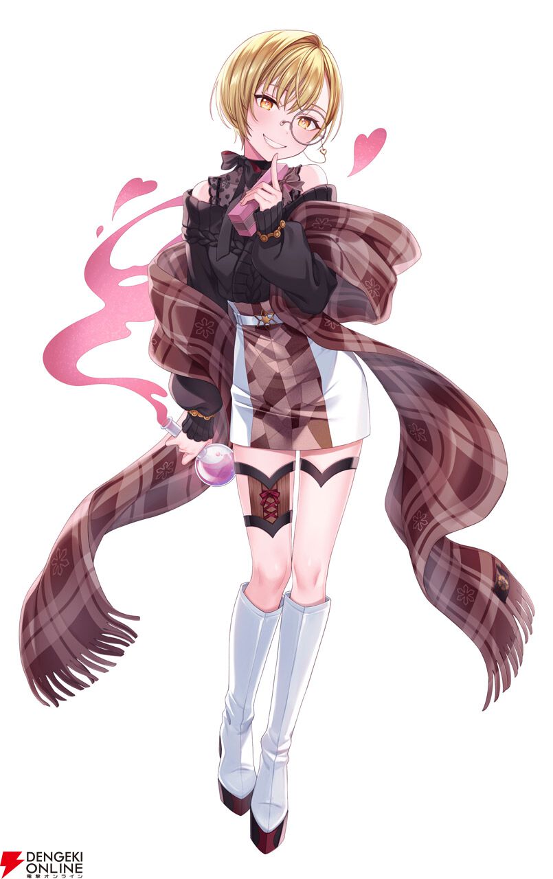 城姫』“古河城” が甘く誘惑！ 肩見せ×絶対領域の新衣装でチョコより