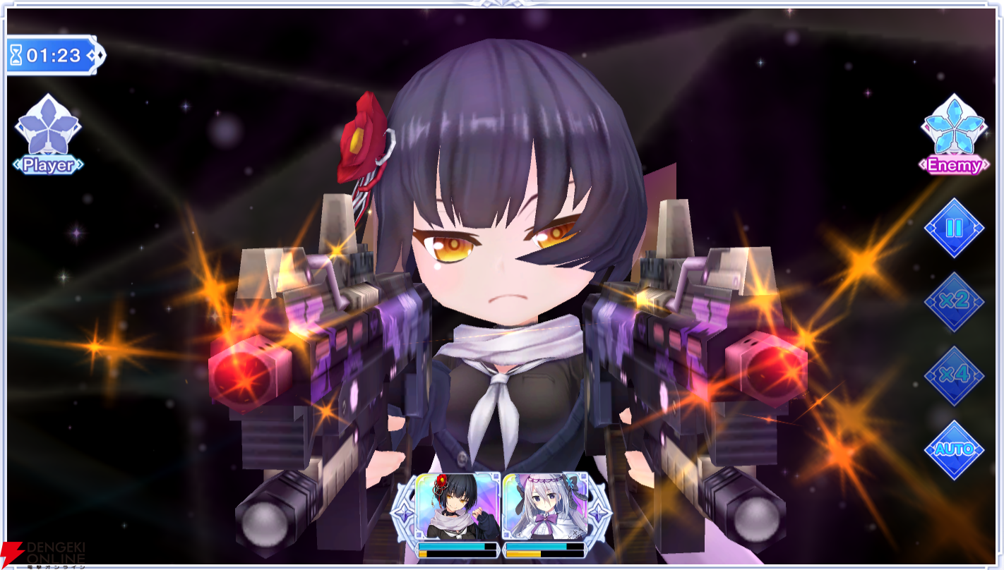 画像ID: 280188【ガチャチケ配布有】『宝石姫Reincarnation』×『凍京NECRO SUICIDE MISSION』コラボで小鳥遊小夜、アグニタイト（阿蛭らび衣装）が登場。最大100連無料ガチャも開催
