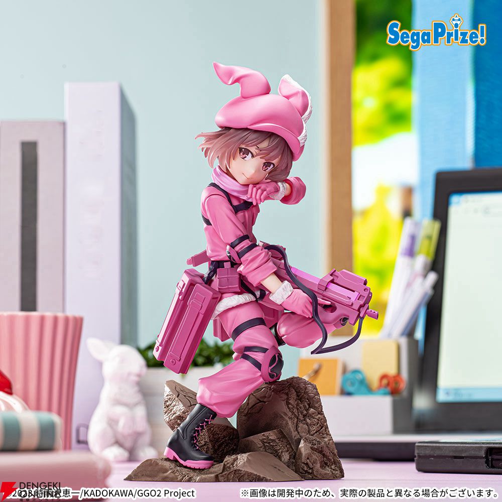 GGO2』レンの新作フィギュアが展開中。戦場を思わせる真剣な表情で衣装 