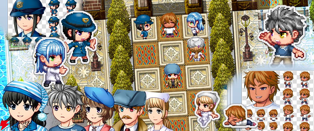 RPGツクールMZ』『アクションゲームツクールMV』がセール。キャラ