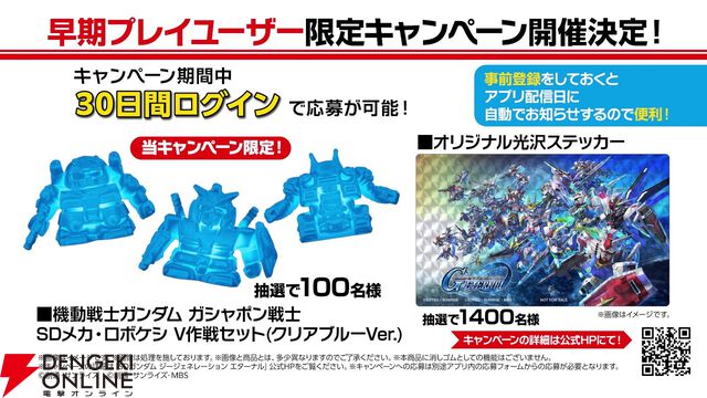 スマホ用新作『SDガンダム ジージェネレーション エターナル』事前登録開始。全員もらえるジークアクスが参戦！