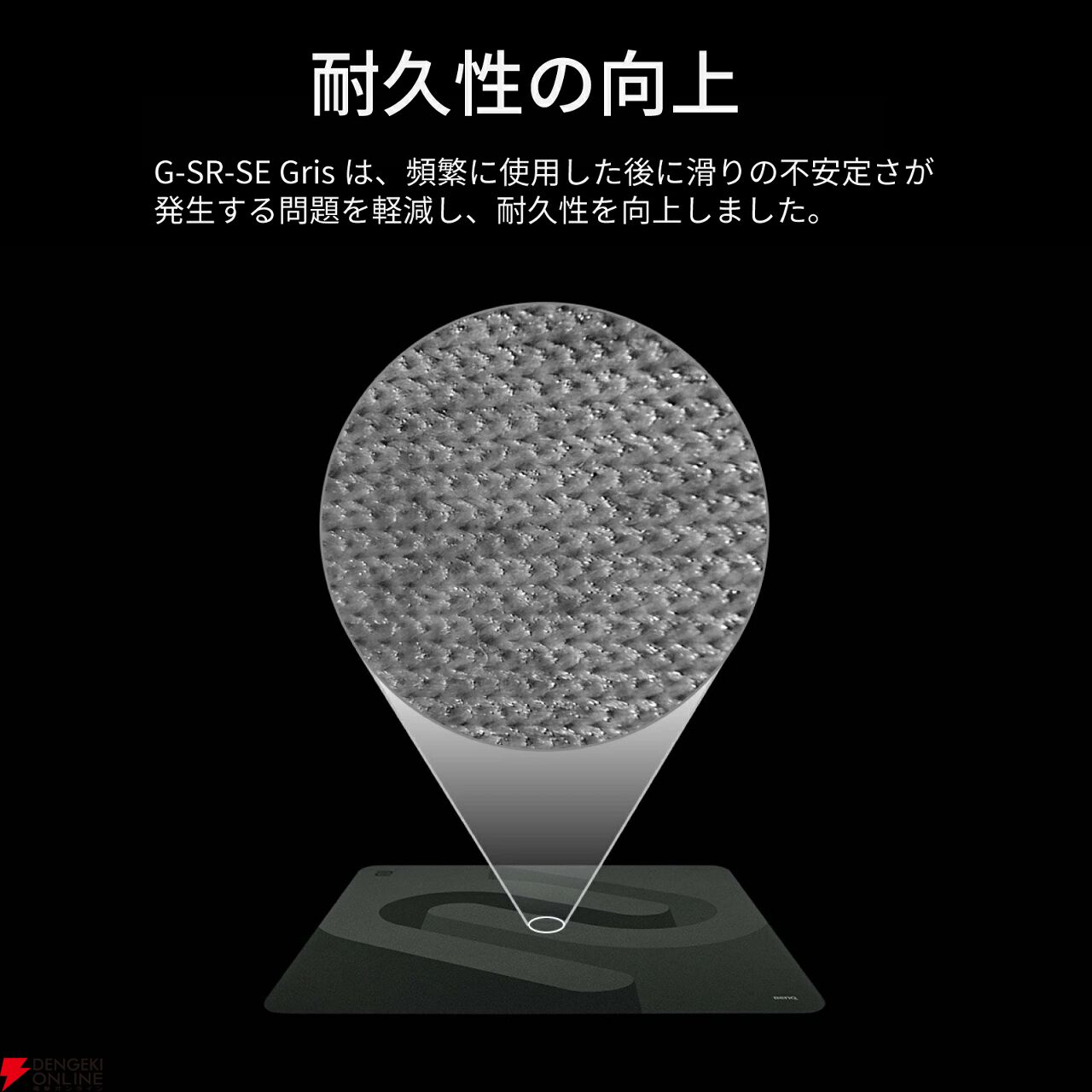 は*か様 BenQ ゲーミングマウスパッド ZOWIE G-SR-SE布製 ZOWIE G-SR-SE Gris ゲーミングマウスパッド for e-Sports