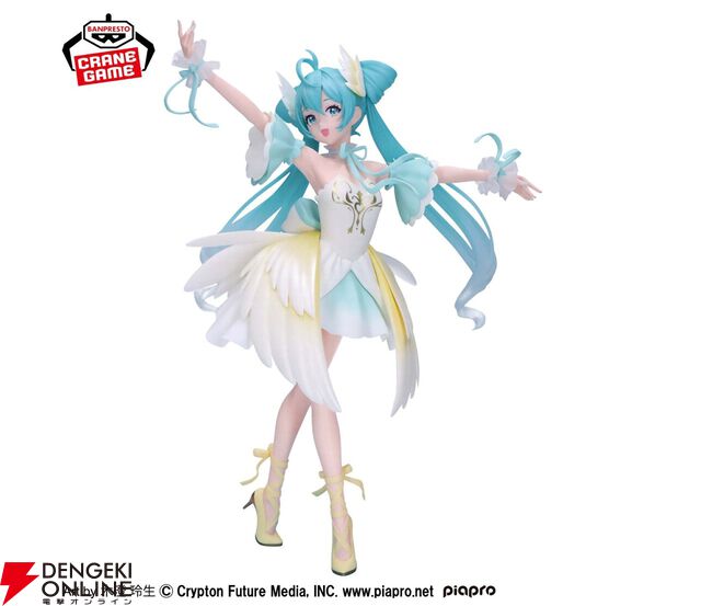 【初音ミク】新作フィギュアは『白鳥の湖』がモチーフの高級感ただよう逸品