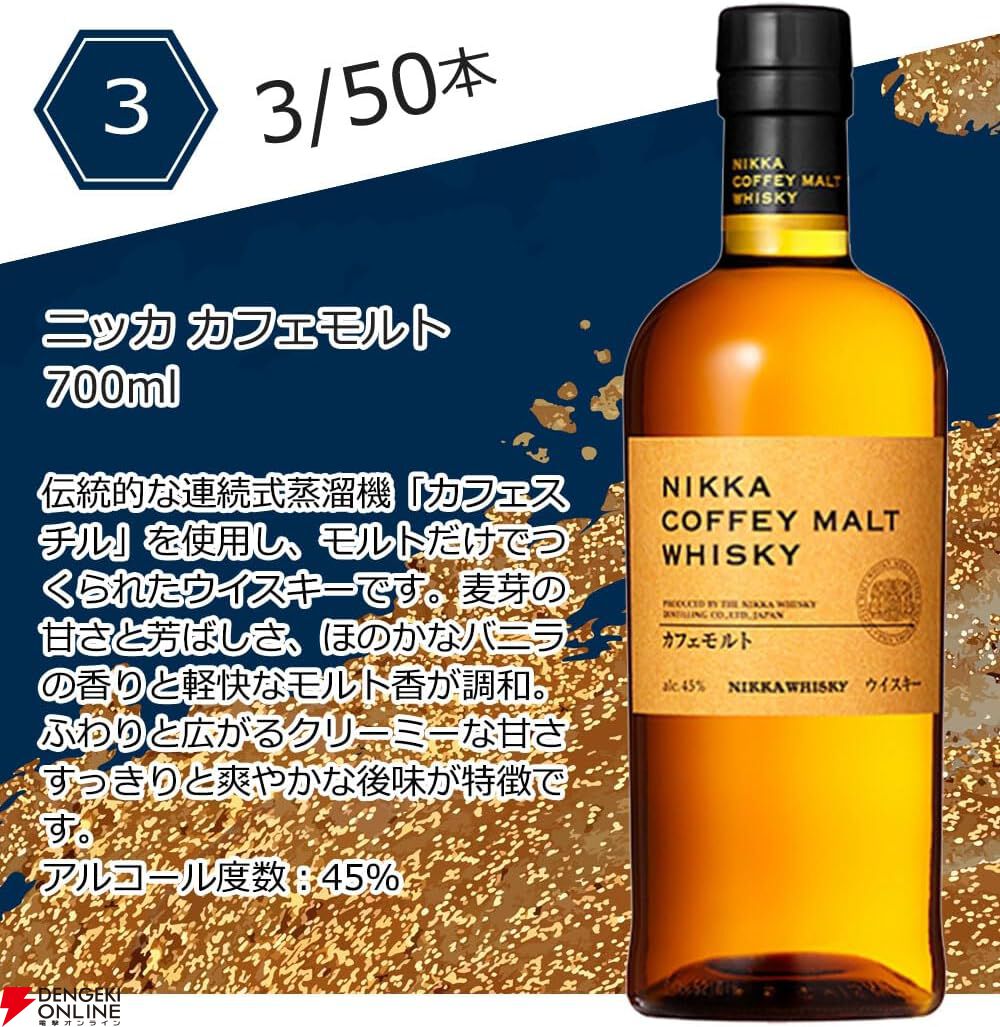 響ブロッサムハーモニー2023、竹鶴ピュアモルトなどが7,700円で