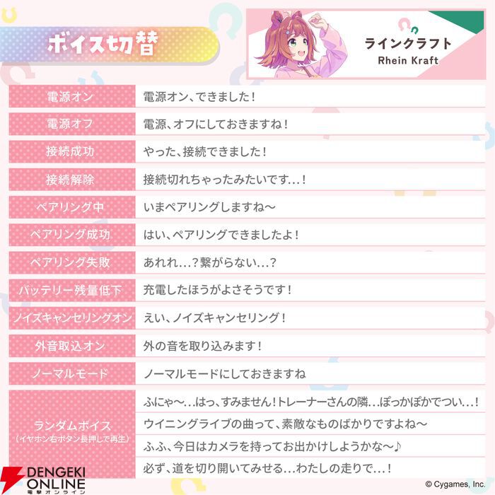 ウマ娘 コラボイヤホン AVIOT】AVIOT ×『ウマ娘 プリティーダービー』コラボ完全ワイヤレス