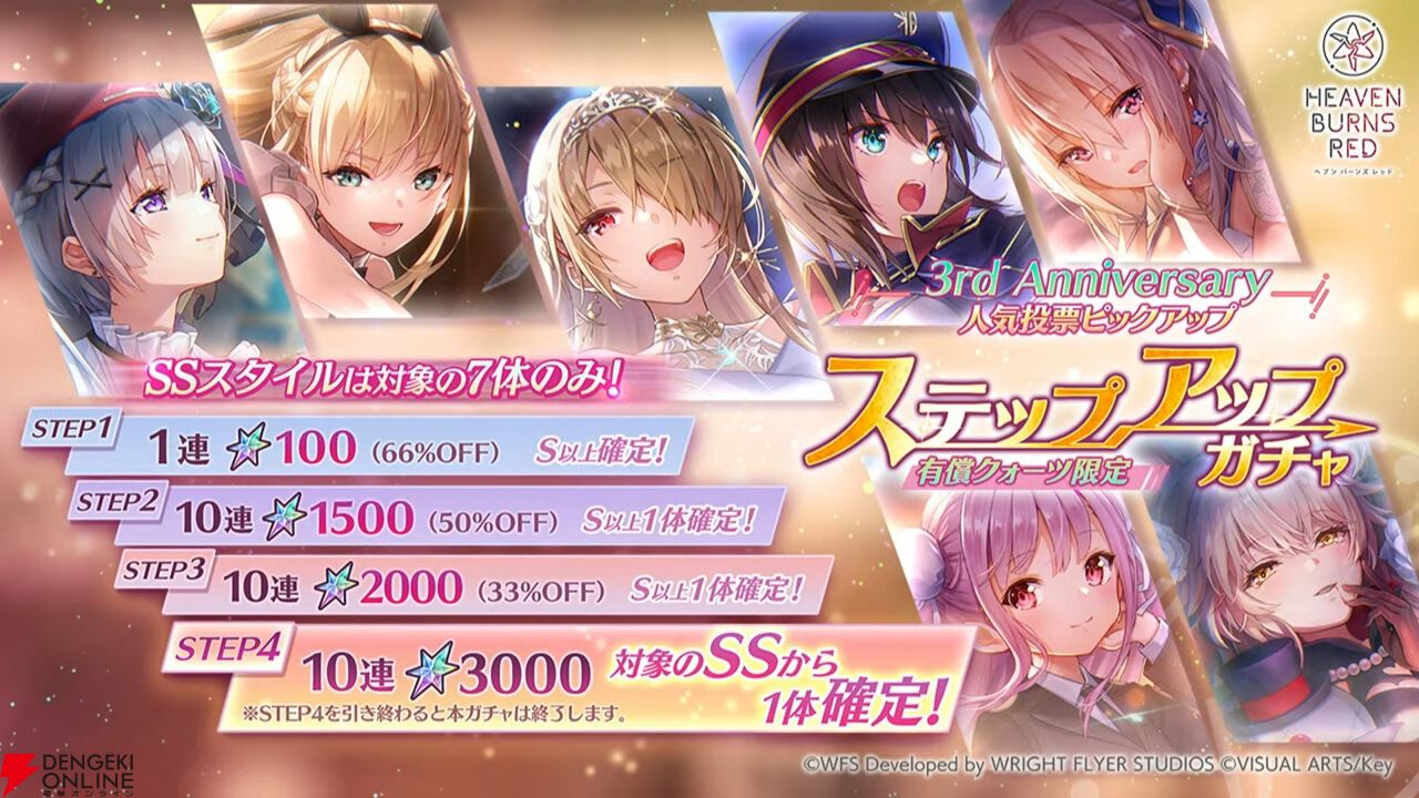『ヘブバン』キャラ＆スタイル人気投票（3周年）の結果が発表。キャラ部門は七瀬七海が初のトップ3入り、1位は…!?【2/27新情報まとめ】