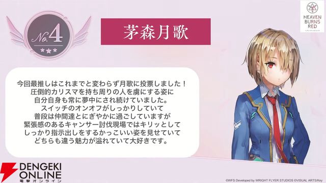 『ヘブバン』キャラ＆スタイル人気投票（3周年）の結果が発表。キャラ部門は七瀬七海が初のトップ3入り、1位は…!?【2/27新情報まとめ】