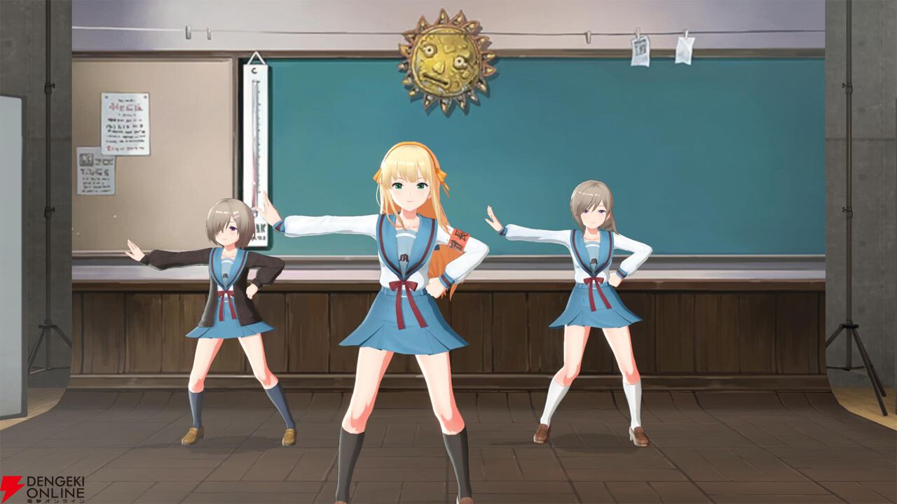 『アイプラ』×『ハルヒ』コラボでは星見プロのアイドルがSOS団に入団!? “ハルヒダンス”を踊るアイドル達の再現度がすごすぎて、全人類に見てほしい…！【電撃春アニメ×ゲーム2025】
