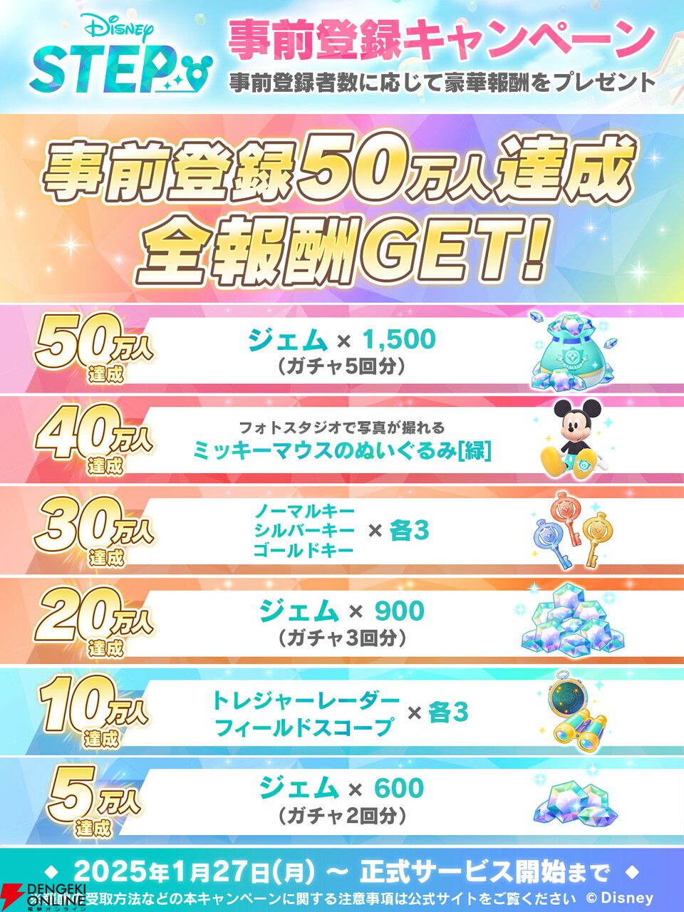 ディズニーの位置情報ゲーム『ディズニー ステップ』サービス開始。ミッキーマウスたちと宝探しをしよう