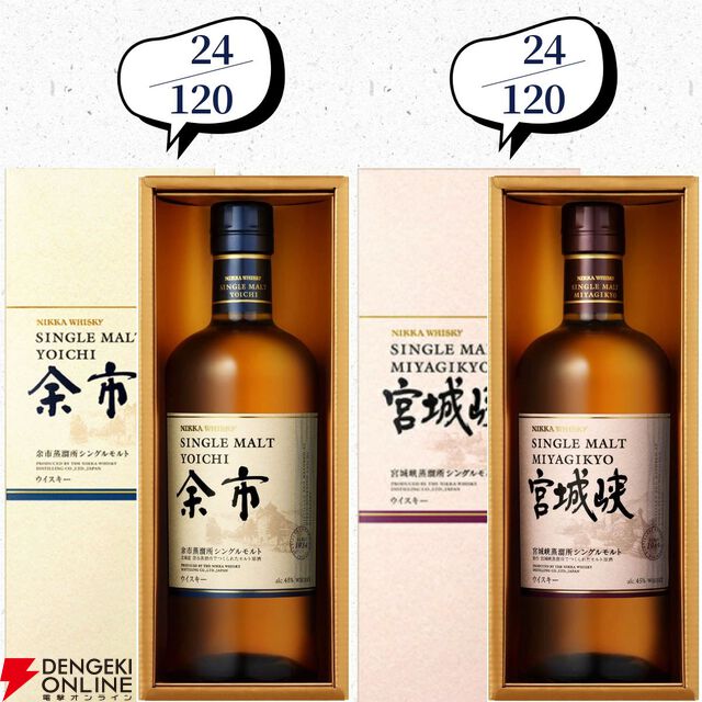 山崎12年、白州12年、イチローズモルト20th、山崎・白州Story of the Distillery、嘉之助日置2024などが当たる国産ウイスキーオンリーの『ウイスキーくじ』が販売中