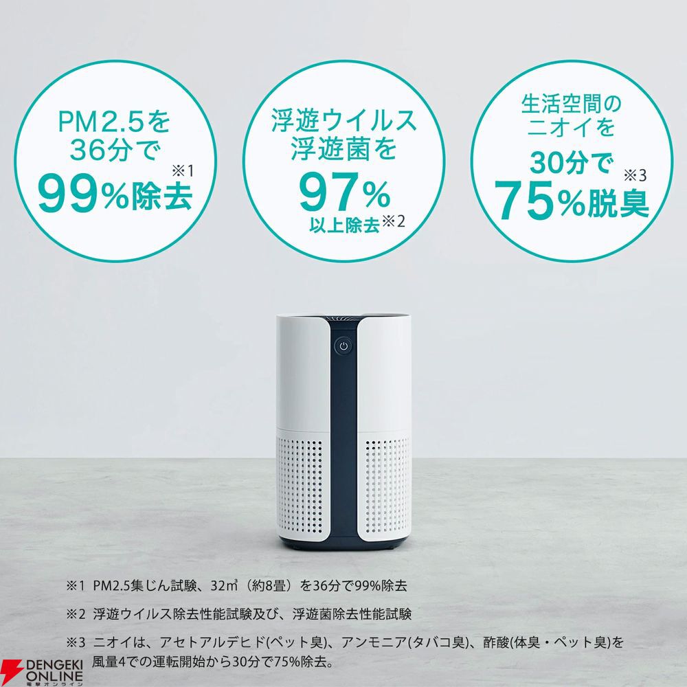 【空気清浄機半額】これからの花粉の季節に大活躍。高性能かつデザイン性にも優れたデュクス ブライトが12,400円【楽天スーパーセール】
