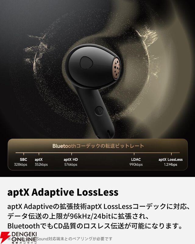 ワイヤレスイヤホンSOUNDPEATS Air4が半額セールで4,490円の大特価。低価格ながらハイレゾクオリティでの音楽再生も可能な次世代型【楽天スーパーセール】