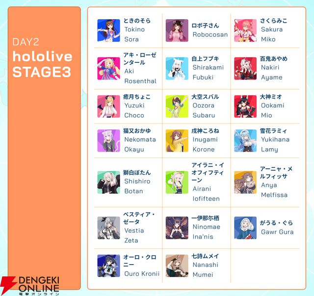 【ホロライブ】“hololive 6th fes. ”のSTAGE3