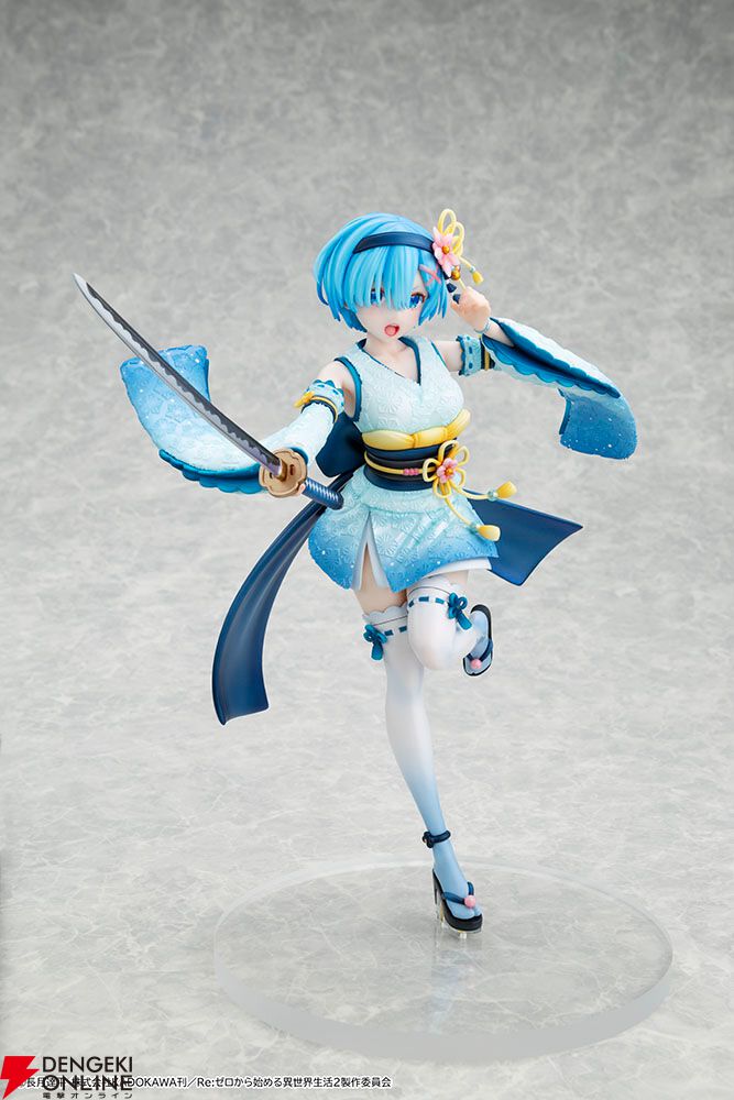 リゼロ フィギュア リゼロ』刀を手にした戦装束のレムがフィギュア化。凜々しくも