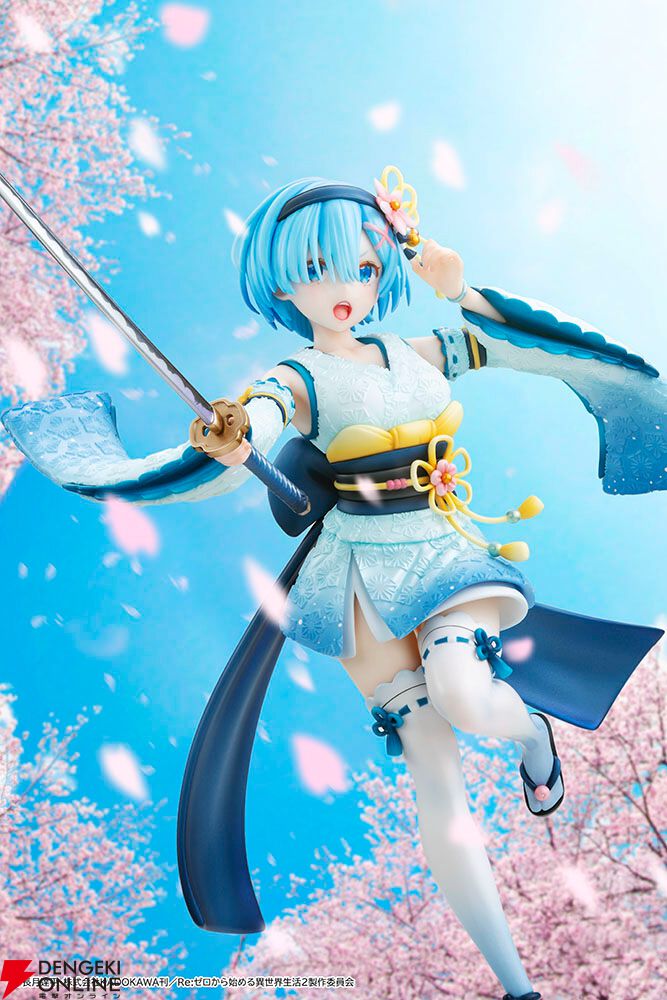 リゼロ』刀を手にした戦装束のレムがフィギュア化。凜々しくも