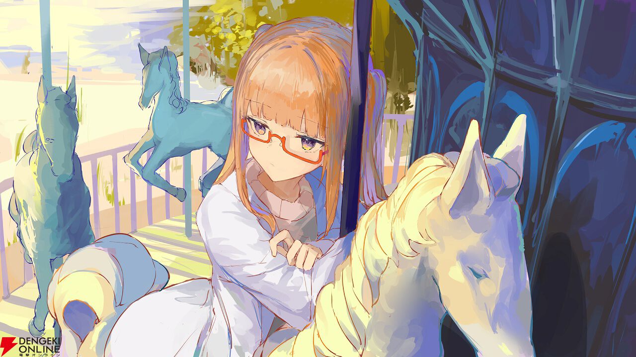 廃遊園地のメメントメモリア』描き下ろしキャンバスアートや