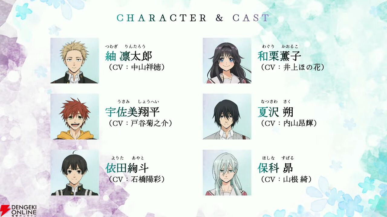 アニメ『薫る花は凛と咲く』7月放送開始。凛太郎役の中山祥徳、薫子役の井ノ上ほの花など出演声優も発表【AnimeJapan2025】