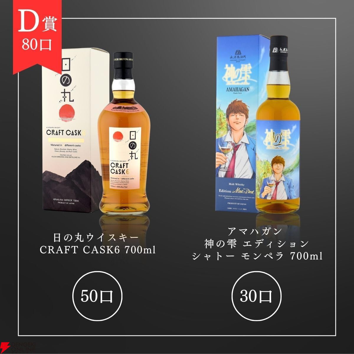 山崎12年、嘉之助DD、山崎NV、白州NVなどが7,980円で当たる『ウイスキーくじ』が販売中