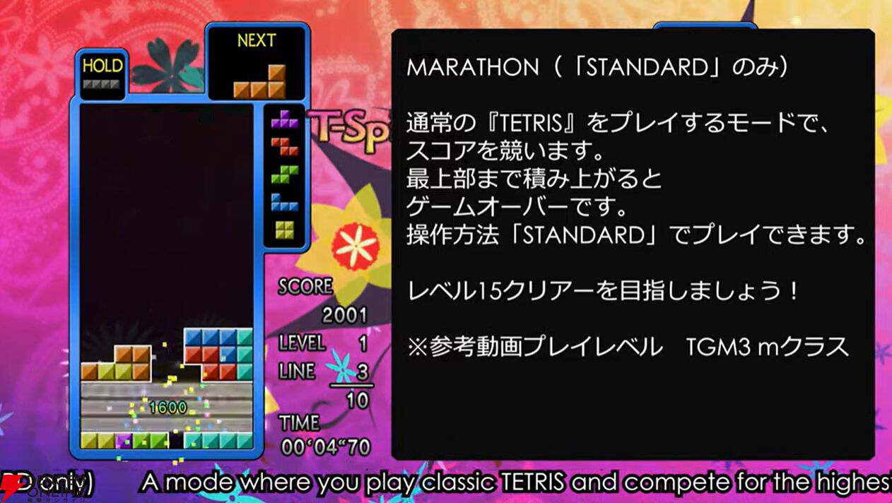 TGM4】新作テトリス『TETRIS THE GRANDMASTER4 - ABSOLUTE EYE -』4月4