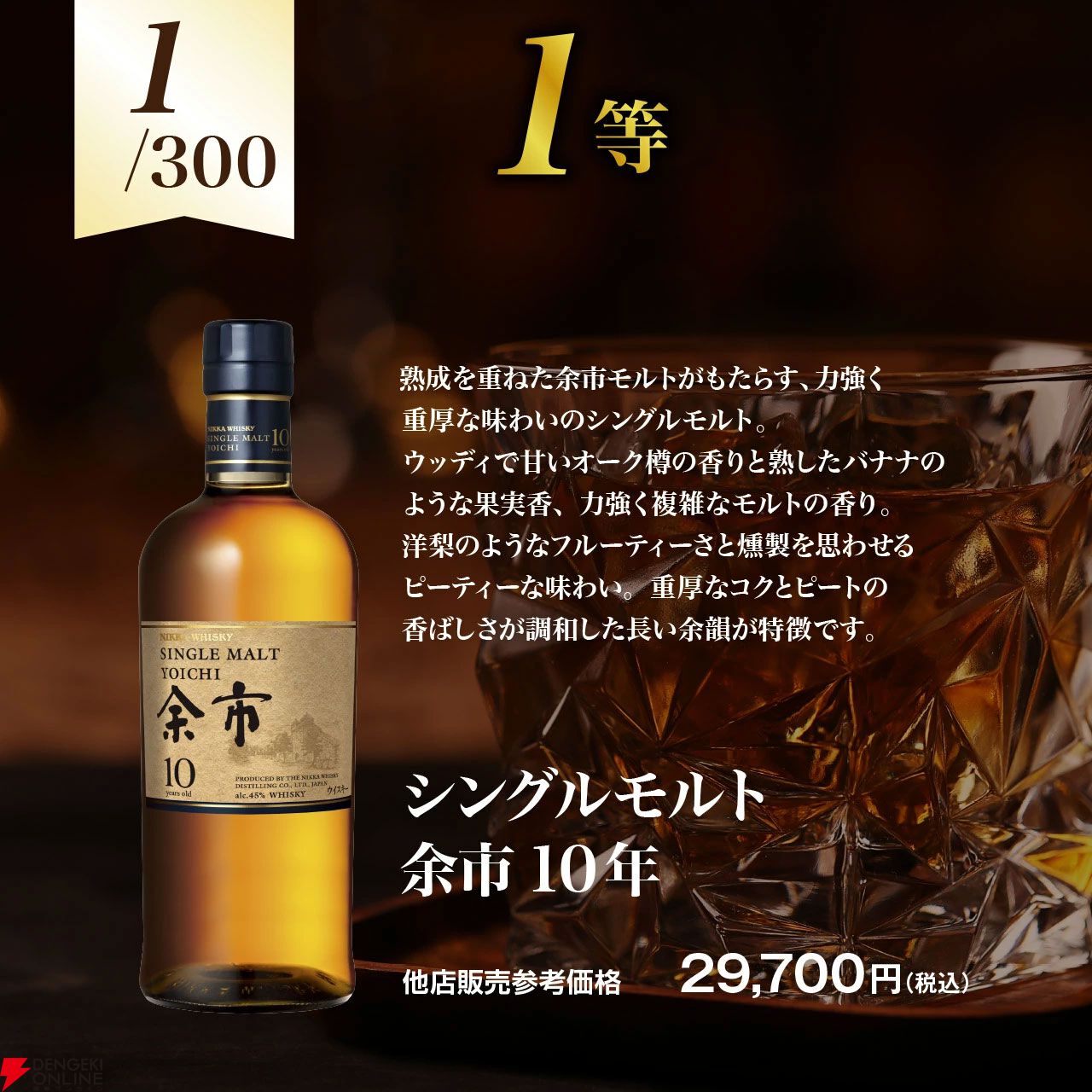 山崎12年、余市10年、響BC、嘉之助 ダブルディスティラリー