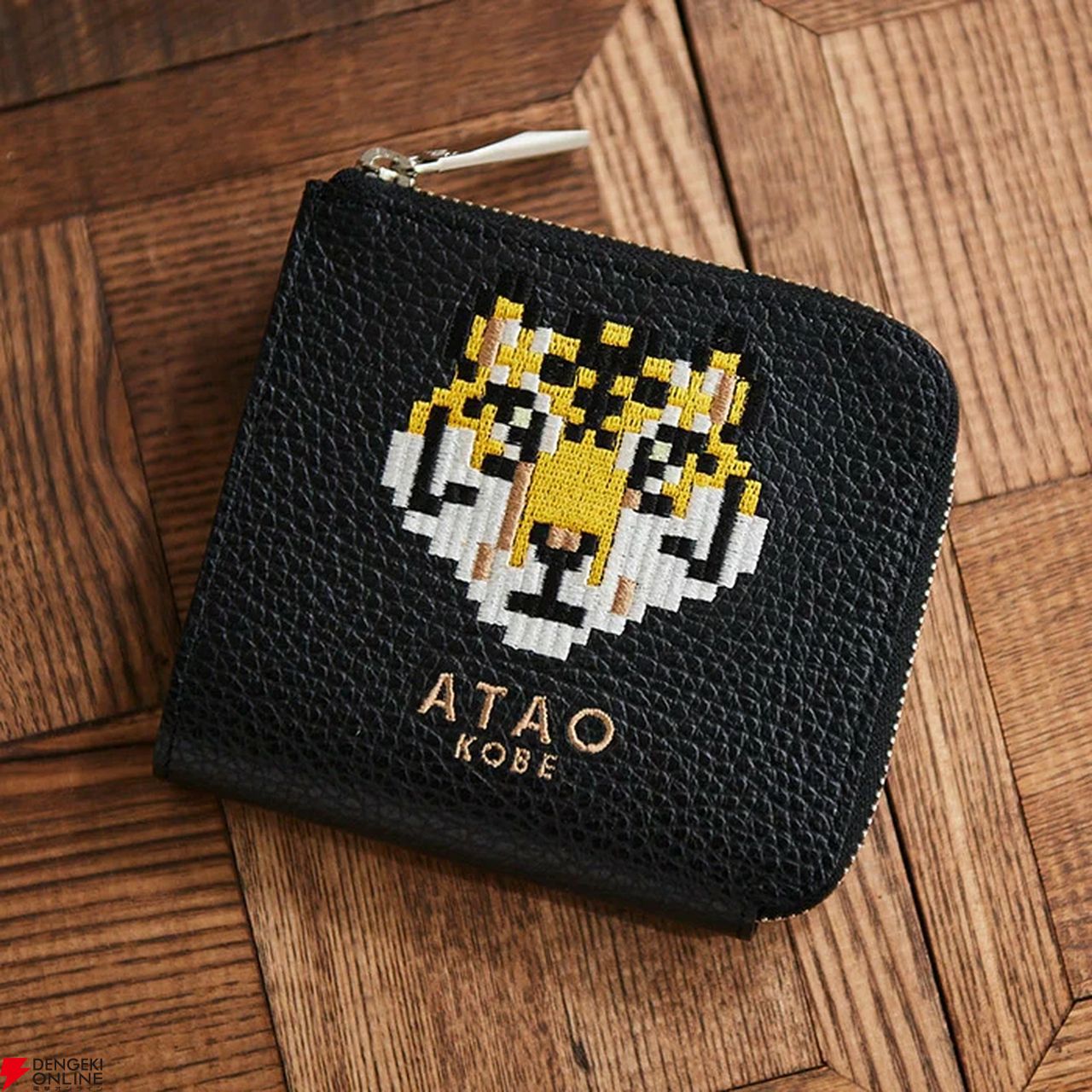 ATAOの《ZOO》シリーズより、刺繡のピクセルアートで表現した『ミニ