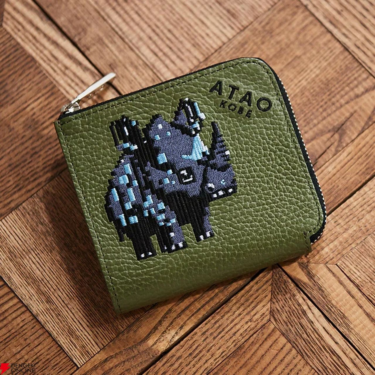 ATAOの《ZOO》シリーズより、刺繡のピクセルアートで表現した『ミニ
