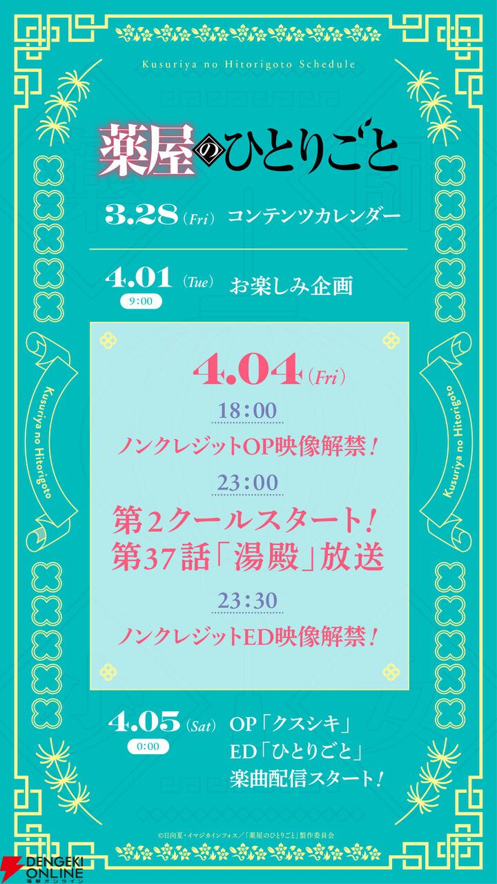 【イベント応募券なし】薬屋のひとりごと 第2期 第4巻 薬屋のひとりごと』第2期 Blu-ray 第4巻 初回生産限定版 : 薬屋
