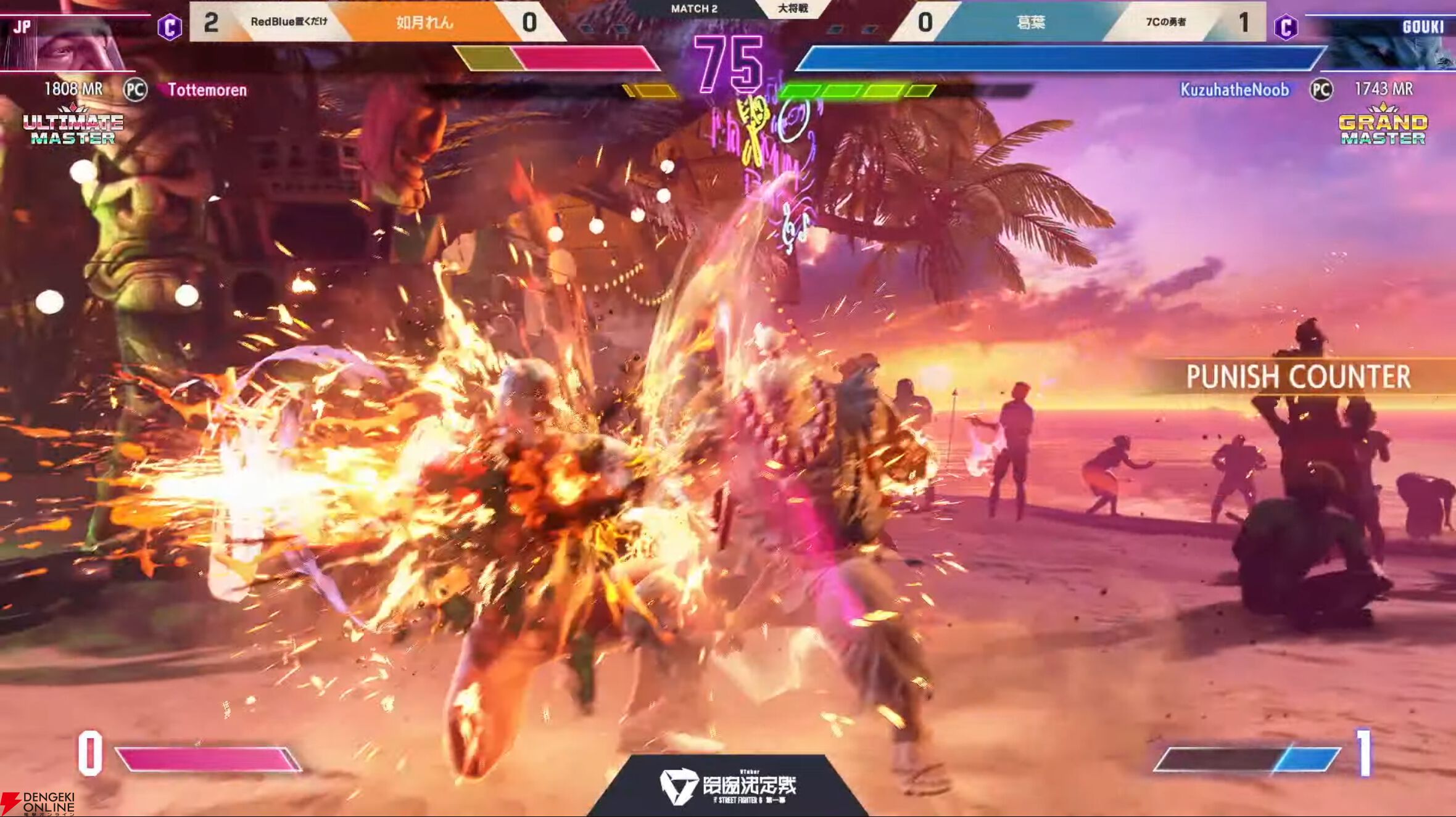 【V最】『スト6』1日目終了。予選全勝なしの混戦模様を経て、2日目の決勝トーナメントへ【VTuber最協決定戦】
