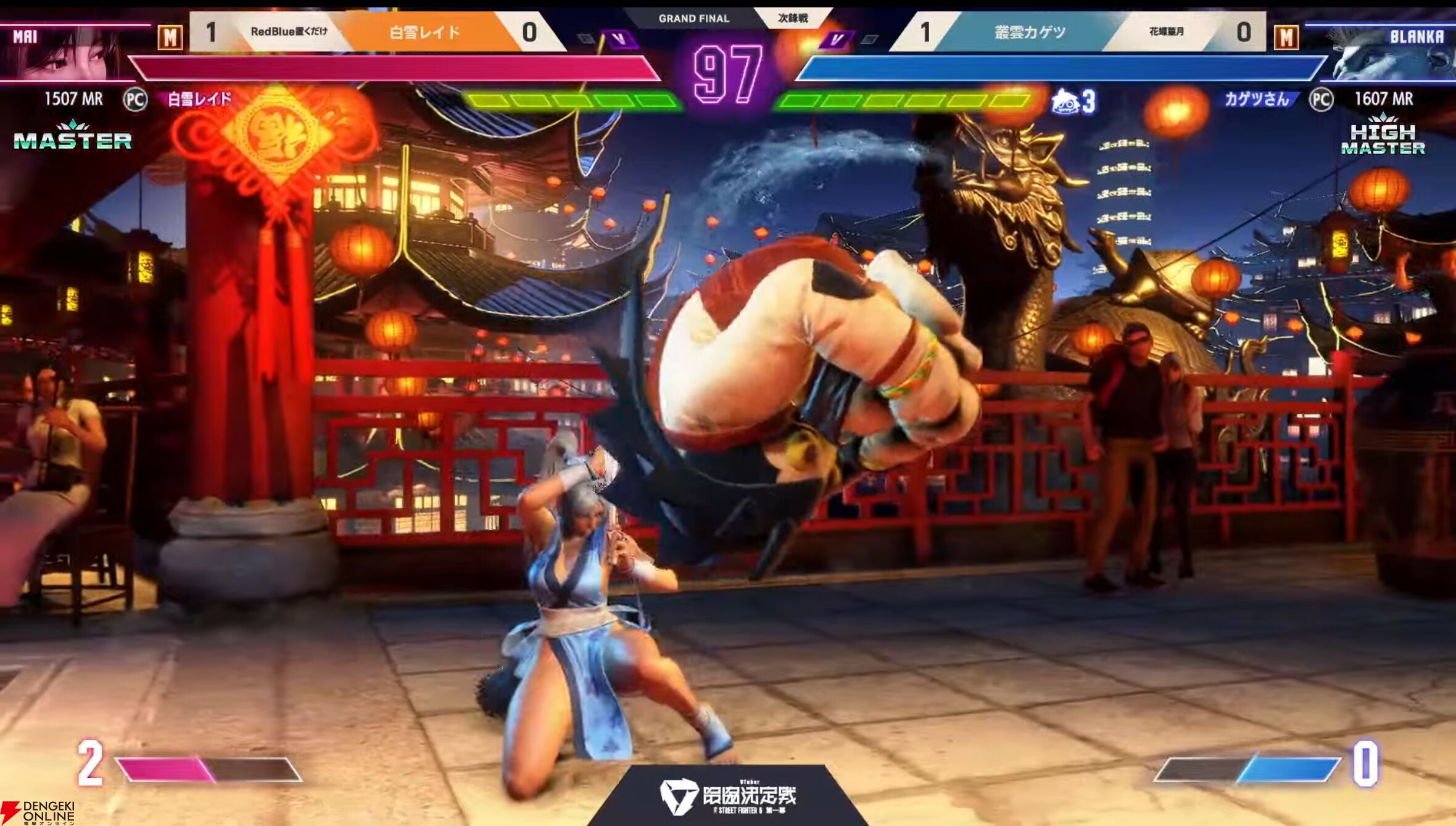 【V最】『スト6』熱戦だらけのトーナメントを制したのは、如月れん大将率いる“BlueRed置くだけ”【VTuber最協決定戦】