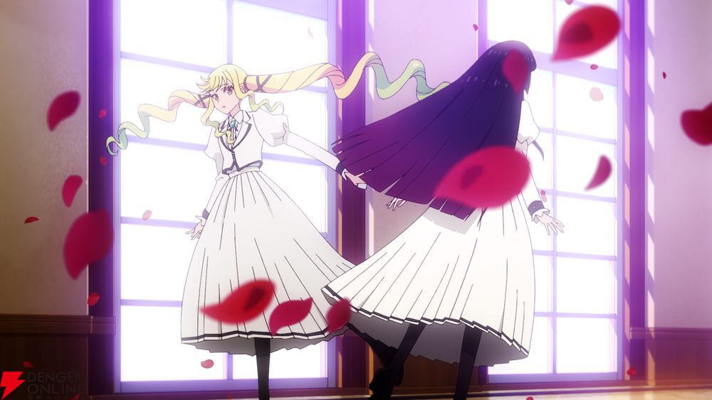 アニメ『ロックは淑女の嗜みでして』本音がぶつかる青春ロック、4/3開幕！ 1話では必死にお嬢様を演じるりりさが学園の憧れの的・音羽と出会い…