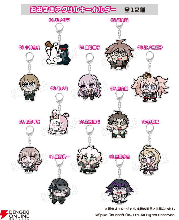 ダンガンロンパ 電撃屋 アクリルキーホルダー 缶バッジ 狛枝凪斗