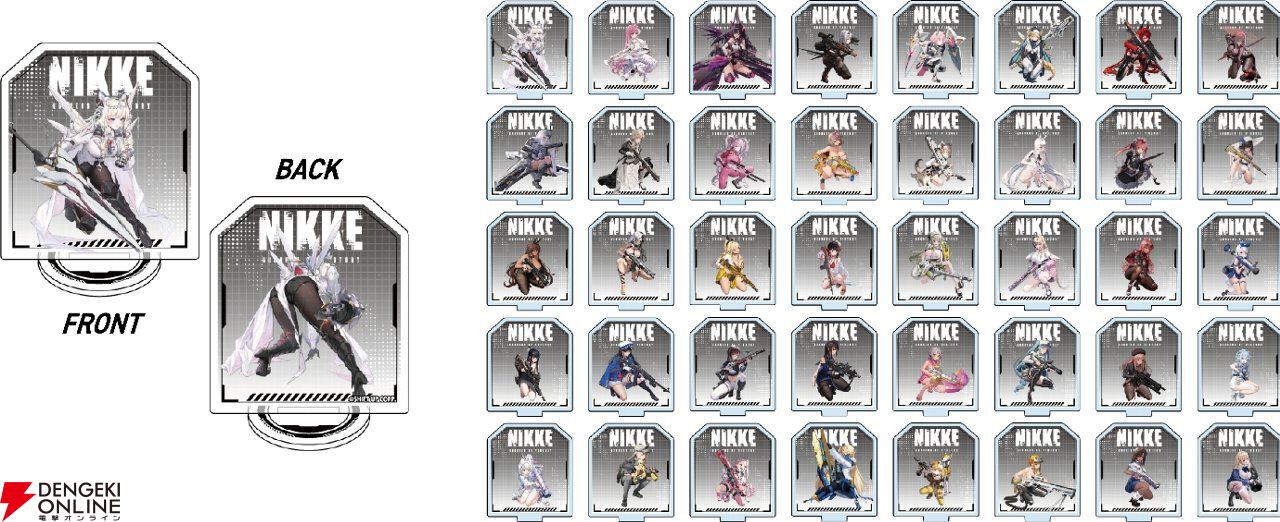 送料無料 百貨店 勝利の女神：NIKKE』クラウン、レッドフード、モダニア クリアファイル