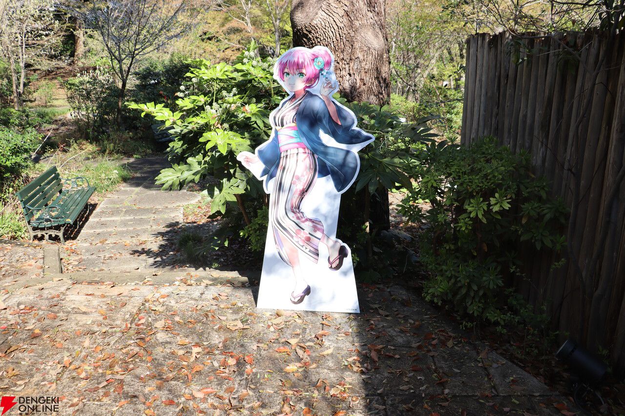 『ヘブバン』尽くしな豊島園 庭の湯コラボが楽し過ぎ！ ワインレッドのお風呂に入口＆庭園で迎えてくれる31A、最高のリラクゼーション…楽園では？【ヘブンバーンズレッド日記#192】