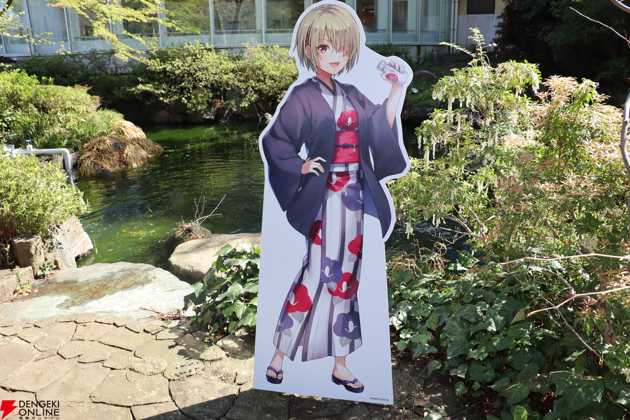 『ヘブバン』尽くしな豊島園 庭の湯コラボが楽し過ぎ！ ワインレッドのお風呂に入口＆庭園で迎えてくれる31A、最高のリラクゼーション…楽園では？【ヘブンバーンズレッド日記#192】