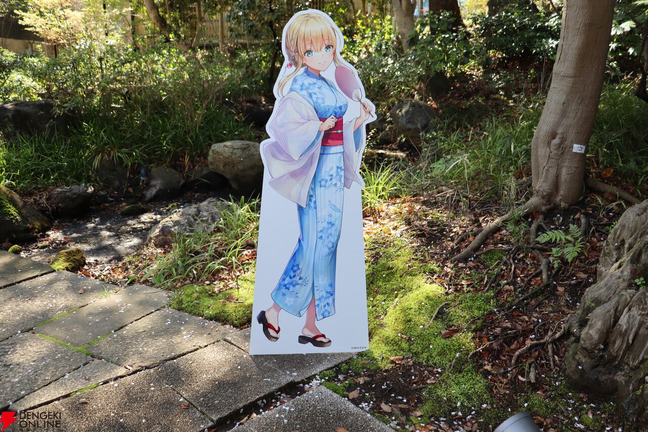 『ヘブバン』尽くしな豊島園 庭の湯コラボが楽し過ぎ！ ワインレッドのお風呂に入口＆庭園で迎えてくれる31A、最高のリラクゼーション…楽園では？【ヘブンバーンズレッド日記#192】