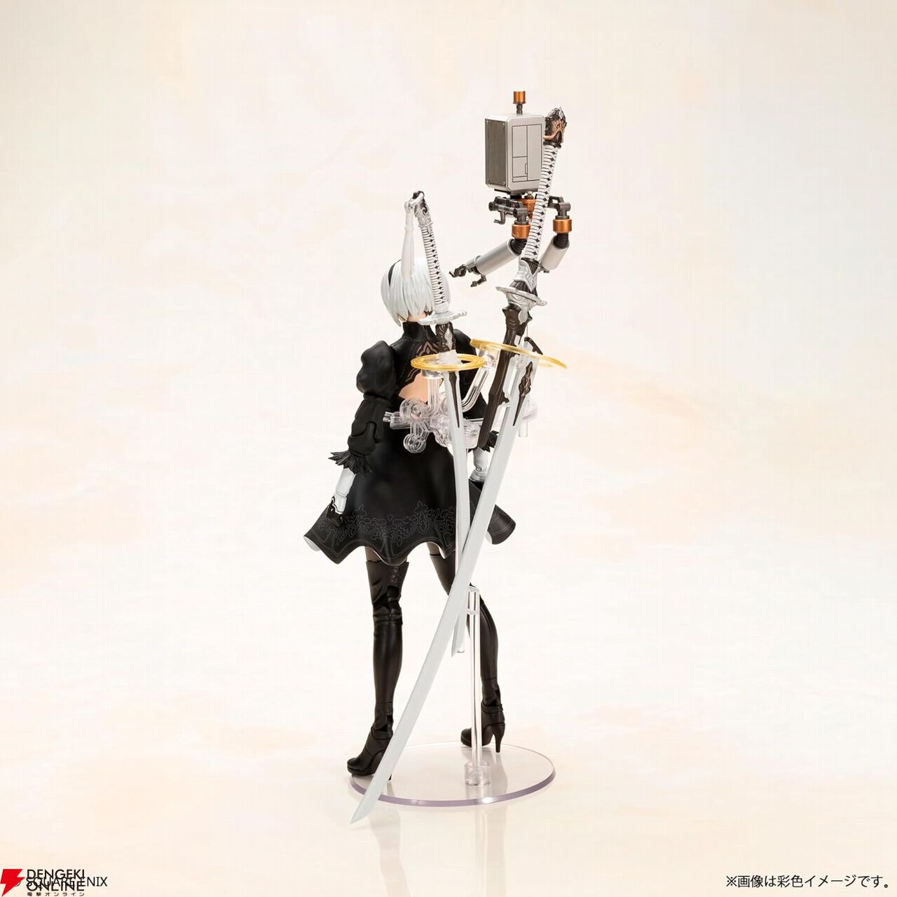 ニーア オートマタ』2Bのプラモデルが登場。《自爆モード》を