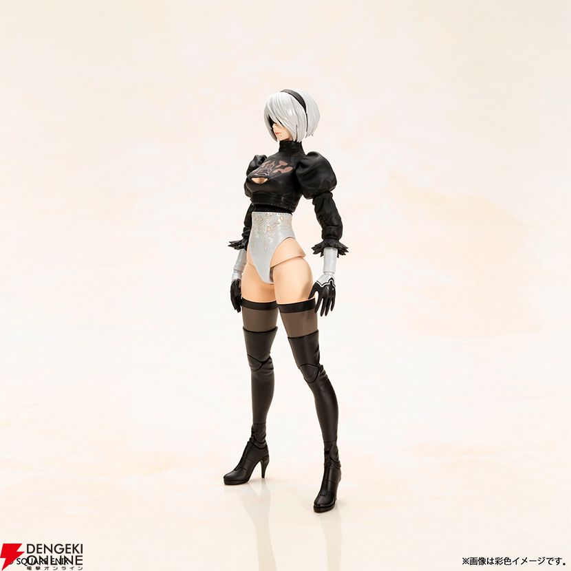 ニーア オートマタ』2Bのプラモデルが登場。《自爆モード》を再現