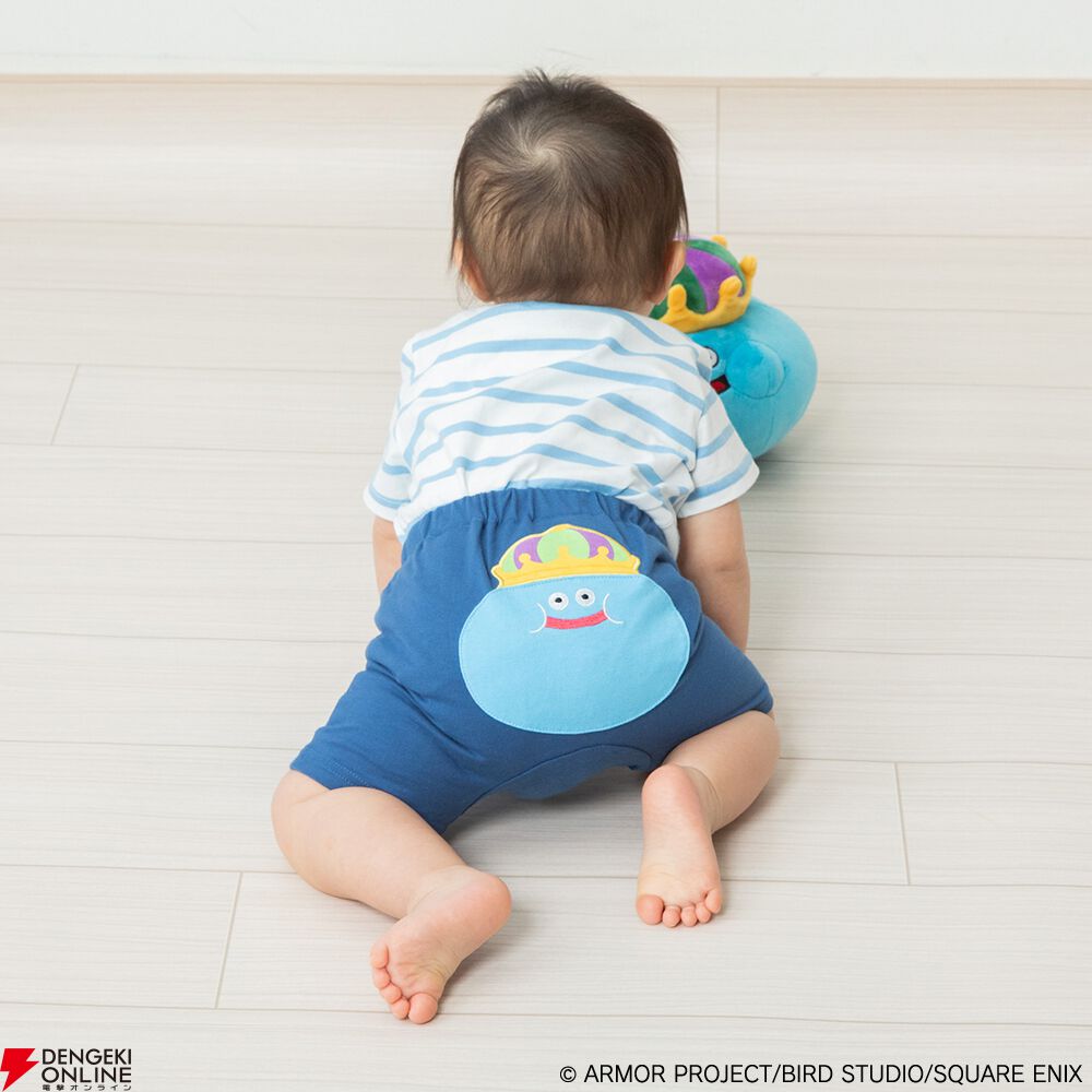 ドラゴンクエスト』ベビー＆キッズ向けグッズが新登場。スライム柄の