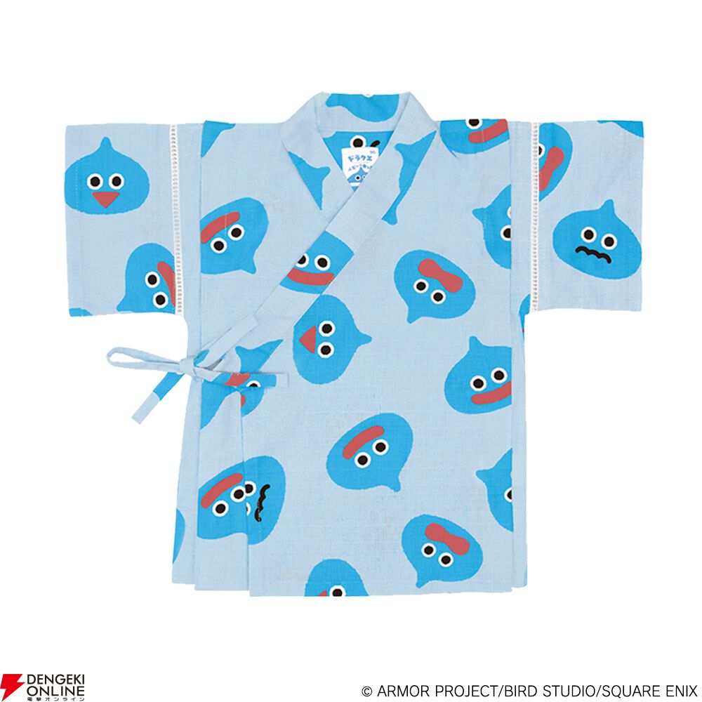 ドラゴンクエスト』ベビー＆キッズ向けグッズが新登場。スライム柄の