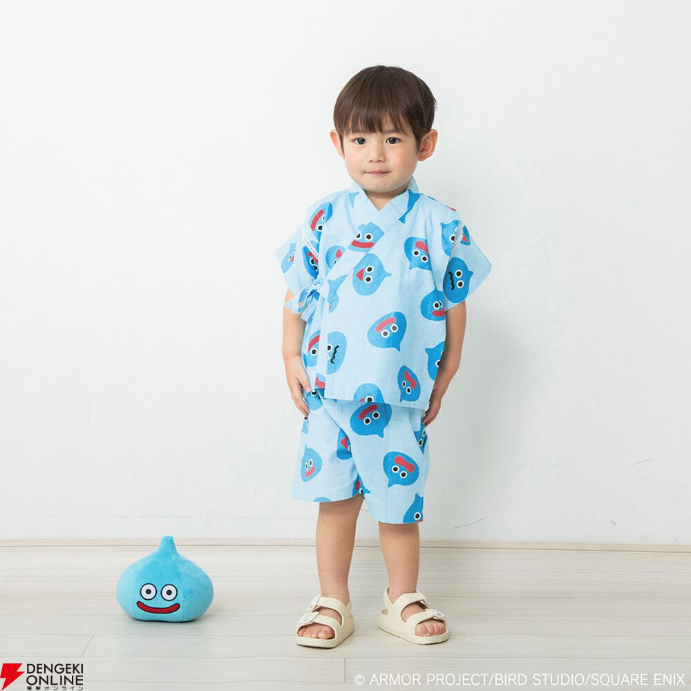 ドラゴンクエスト』ベビー＆キッズ向けグッズが新登場。スライム柄の