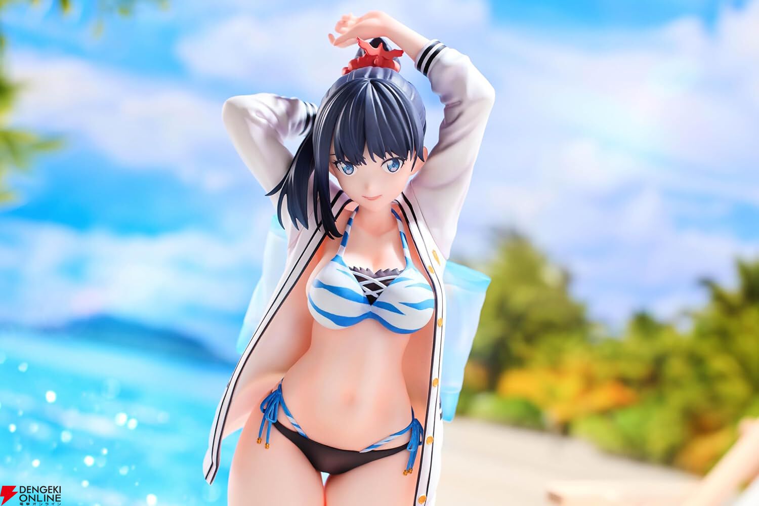 SSSS.GRIDMAN』ヒロイン《宝多六花》の1/7フィギュアが大胆な水着姿で