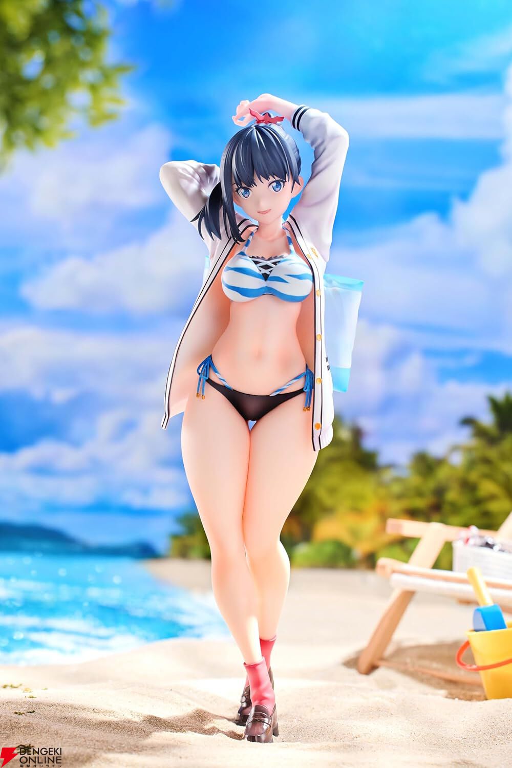 SSSS.GRIDMAN』ヒロイン《宝多六花》の1/7フィギュアが大胆な水着姿で