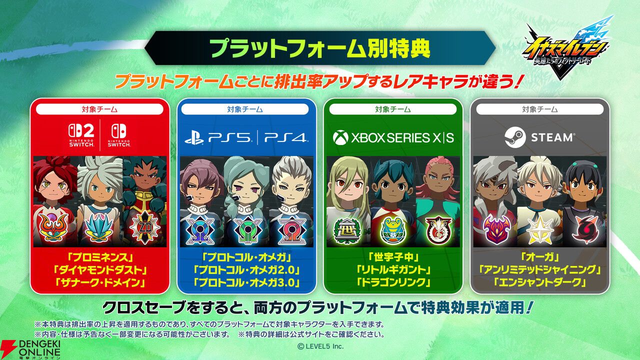 『イナズマイレブン 英雄たちのヴィクトリーロード』発売日が8/22に決定！ HIKAKINや宮田俊哉、人気VTuberらが仲間キャラを演じる